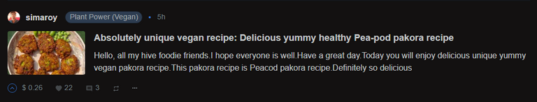 @simaroy Absolutely unique vegan recipe: Delicious yummy healthy Pea-pod pakora recipe