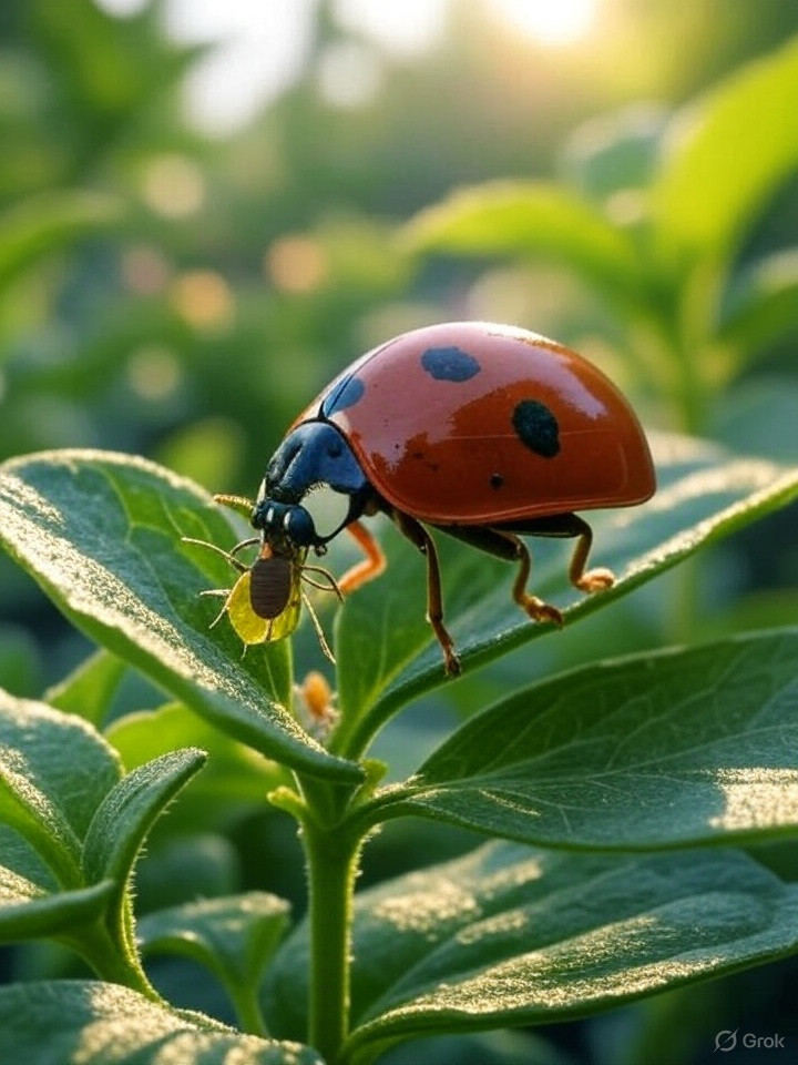 Beneficial animals for the garden, Ladybug