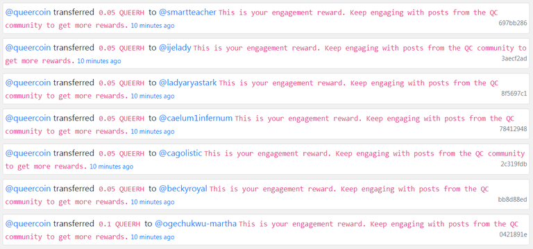 Engagement and sharing rewards