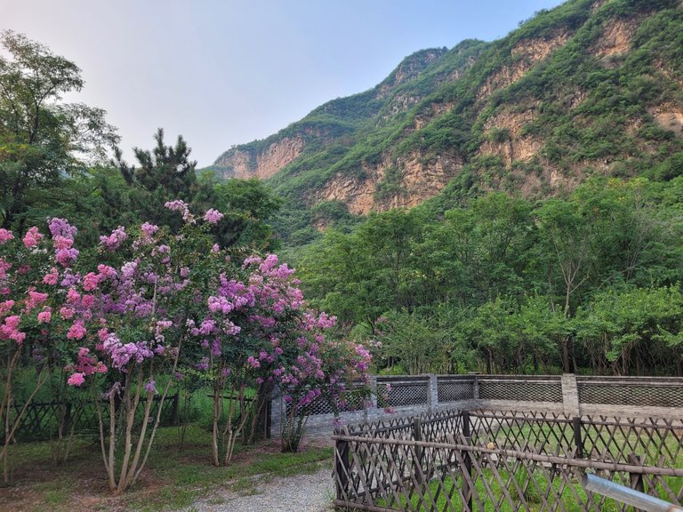 Floral Beauty of Guhuai Langyage Greek Park: A Lakeside Area Mountains Park