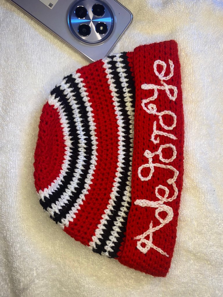 Custom handmade beanie for my client