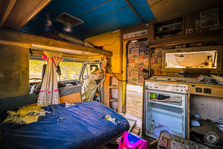 Abandoned Motor Home Inside