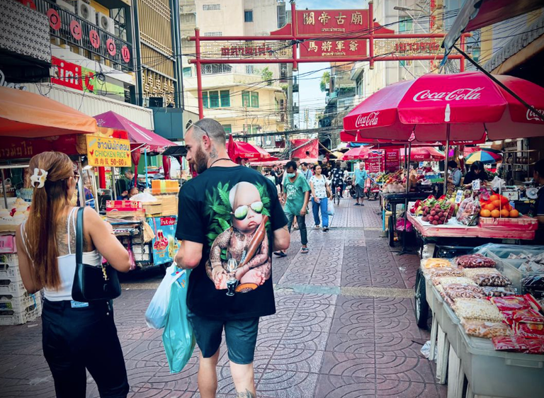 Street Photography in ChinaTown Bangkok , Thailand 