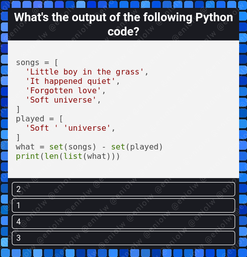 My Coding Quiz #41