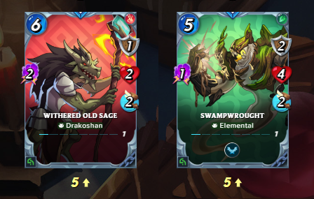 Splinterlands: Levelling up 2 RARE CARDS Together!🔥