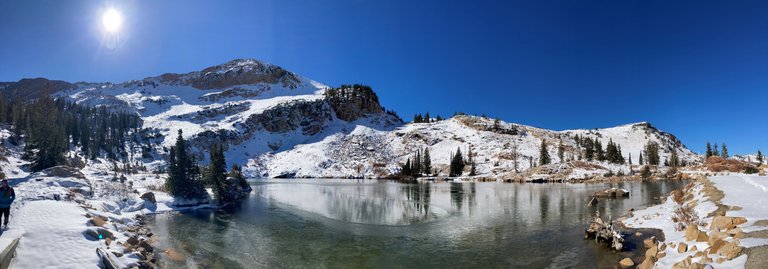 Icy Lake pano