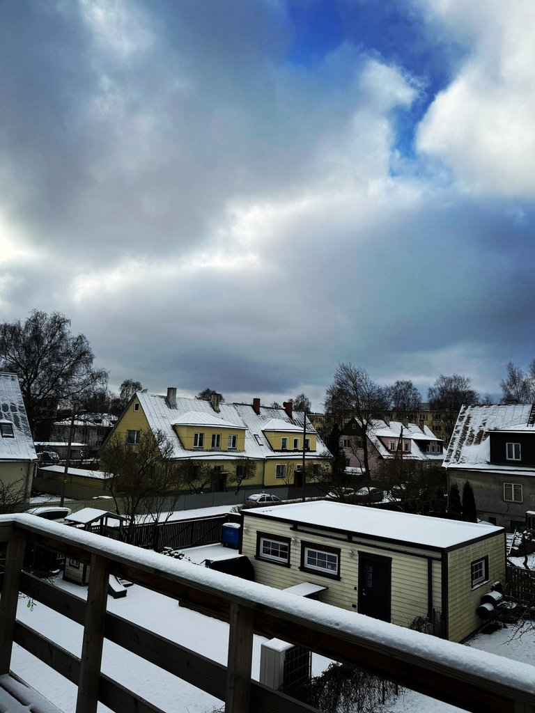 Blanketed in White