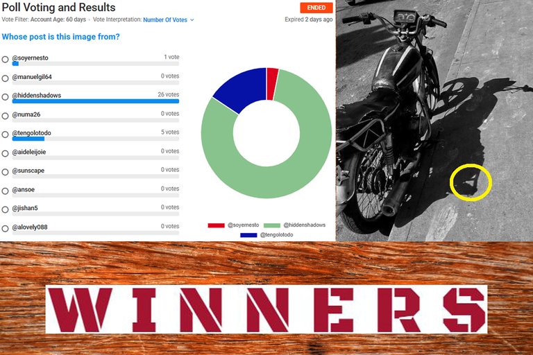 Winners 🎺Announcement🎺! "Guess the Shadow Contest-Round 45