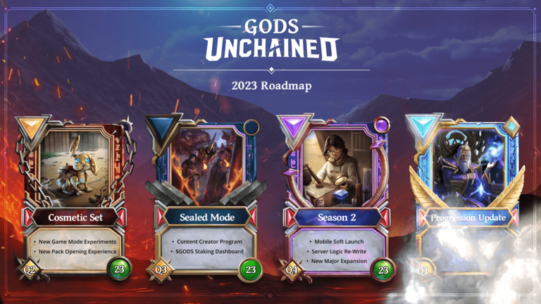 Gods Unchained - Roadmap for 2023, lot of big news coming!
