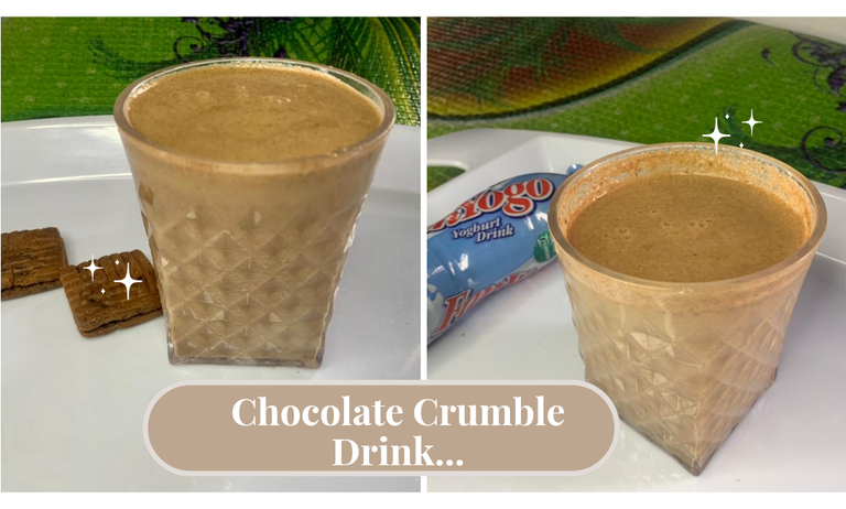 Chocolate Crumble Drink...