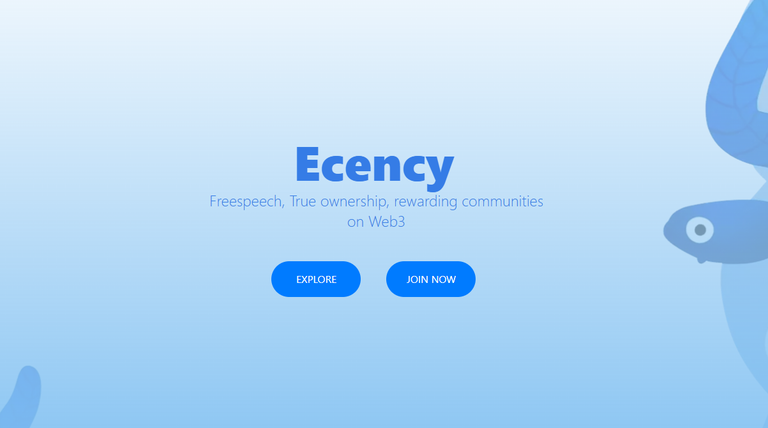 Ecency is one of the Frontends for Hive Blockchain