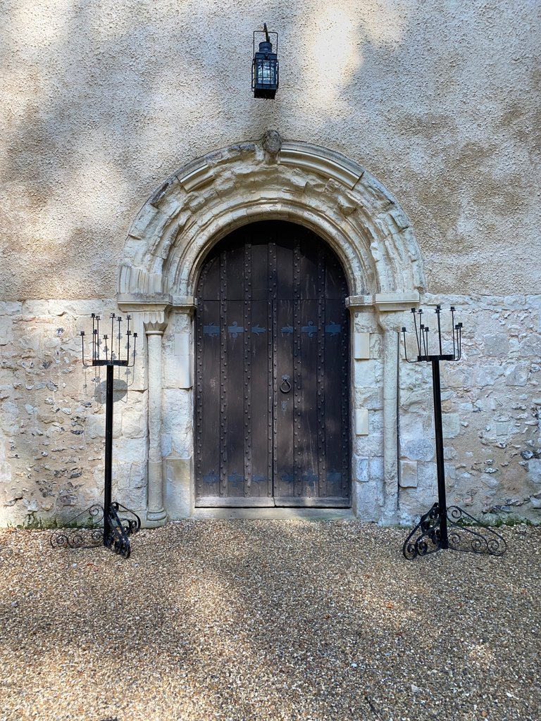 A church, somewhere in deepest Hampshire - Crondall I think