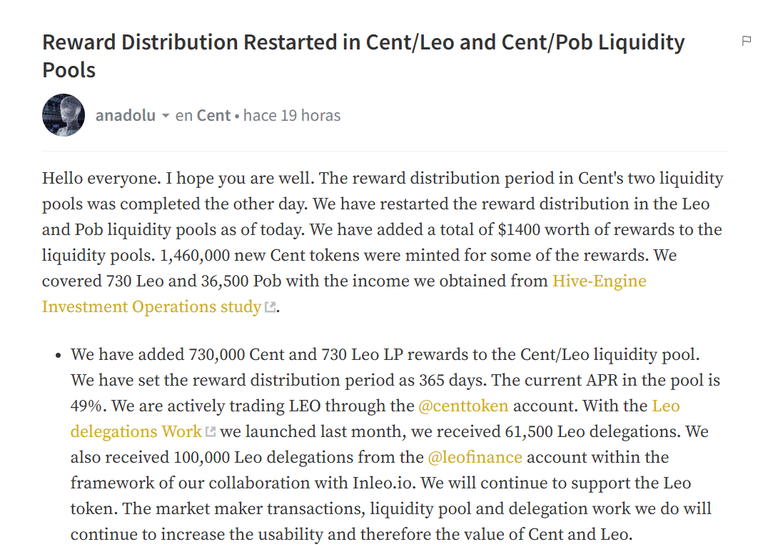 Reading Suggestions ~ CENT Stabilization Fund ~ Day 560