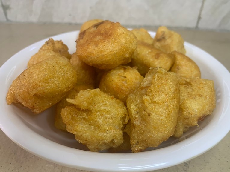 Get ready for a crunchy water yam fritters recipe 