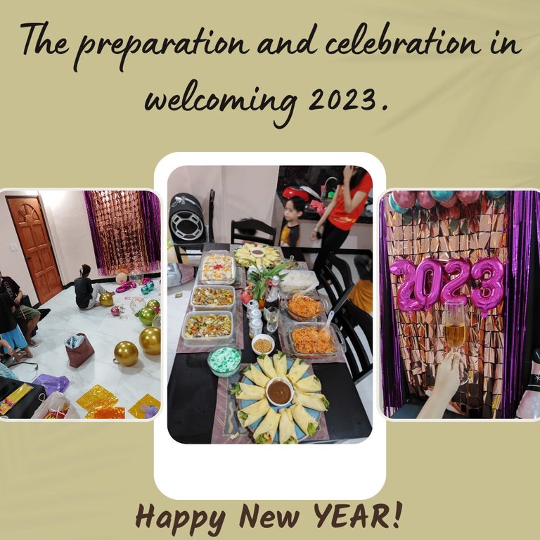 The preparation and celebration in welcoming 2023.