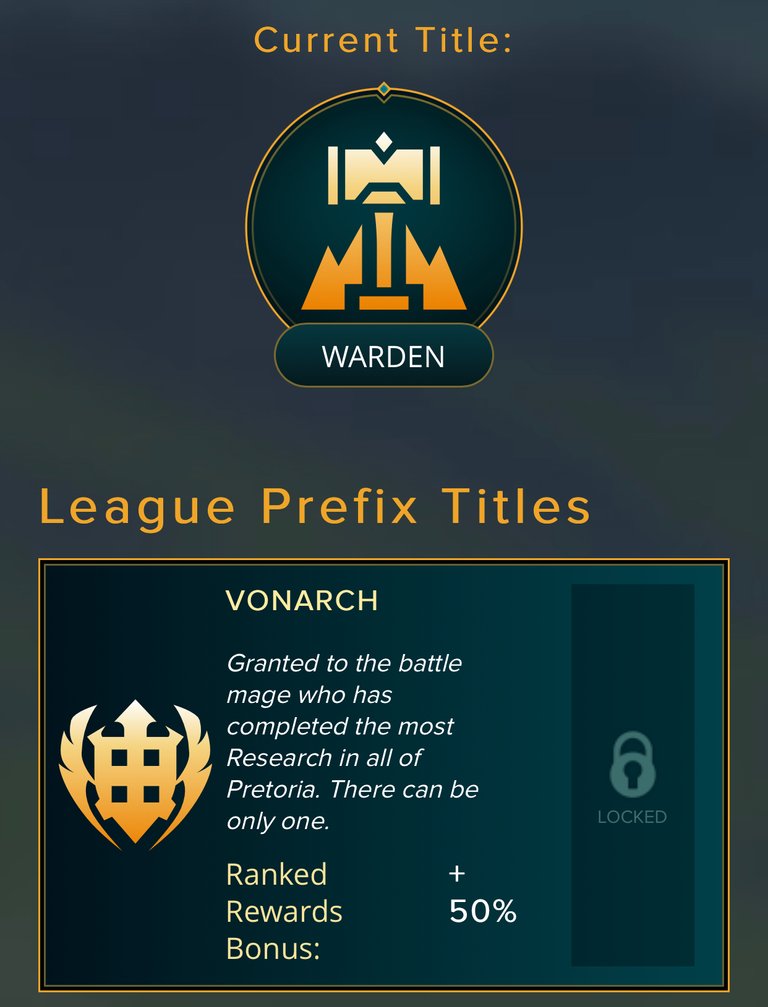 My First Title!