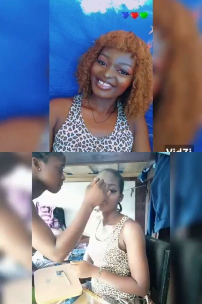 Beautifing my roomie back in 2022 my 200level