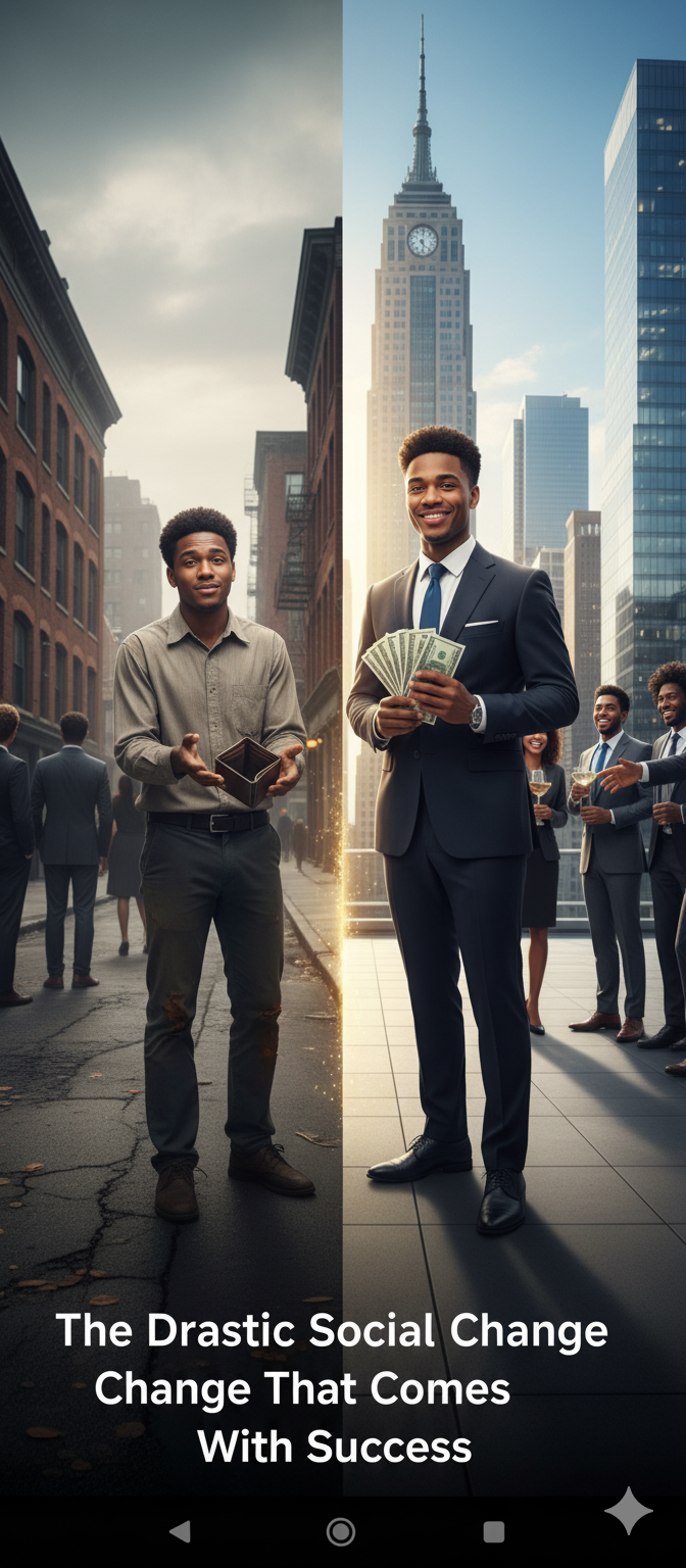 The Drastic Social Change That Comes With Success