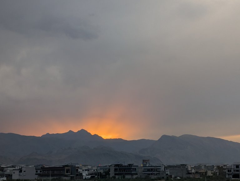 Mountains at Sunset’s Glow