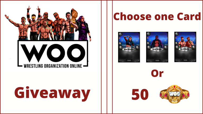 🎲 WOO Giveaway 152 - Choose One Card or 50 WOO 🎲