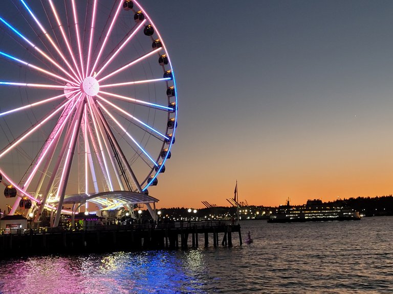 The wheel and the ferry
