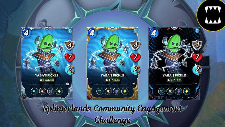 Splinterlands Community Engagement Challenge: What are your thoughts on Yaba's Pickle and Arcane Series?