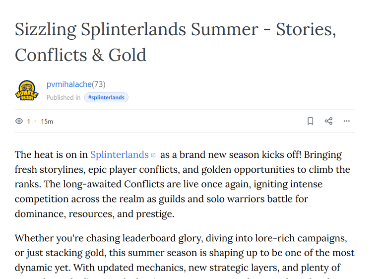Selection of the best articles about Games and eSports in Hive ~ 941
