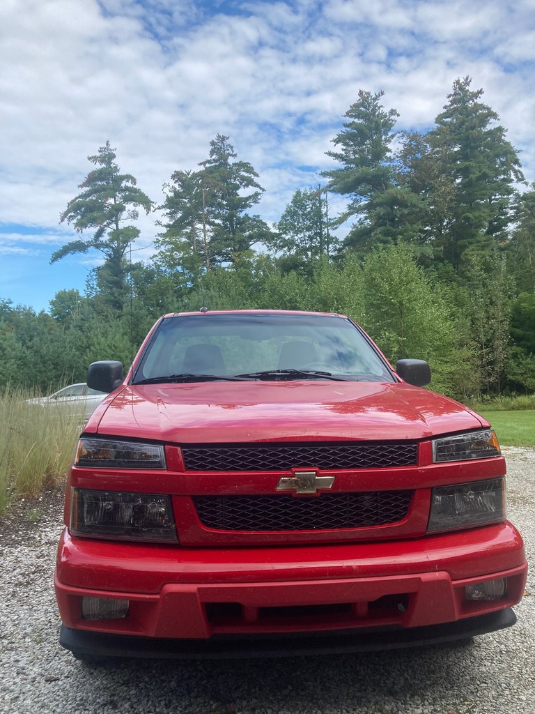 Red truck Blue sky