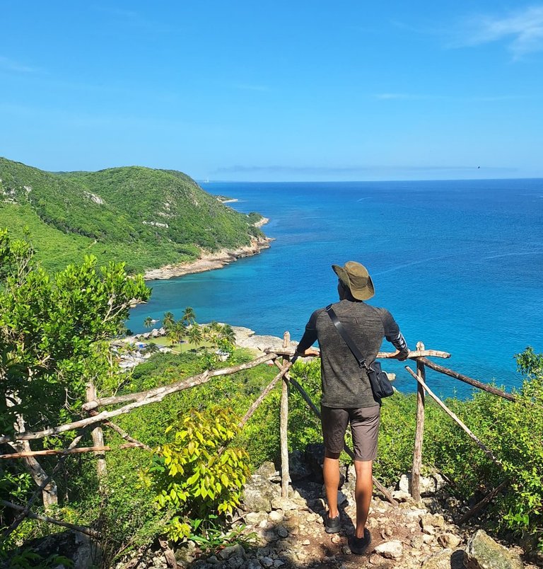 Enjoying the nature of the protected area "Puerto Escondido".