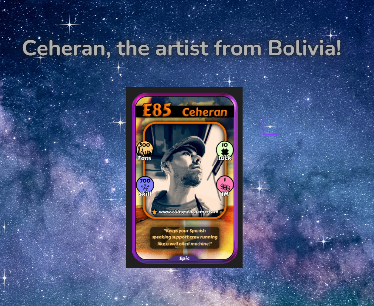 ⭐Ceheran, the artist from La Paz + Rising Star Opening pack + Stats⭐