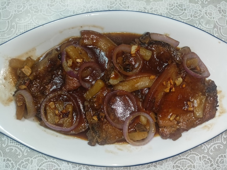 Honey Garlic Butter Pork Chop