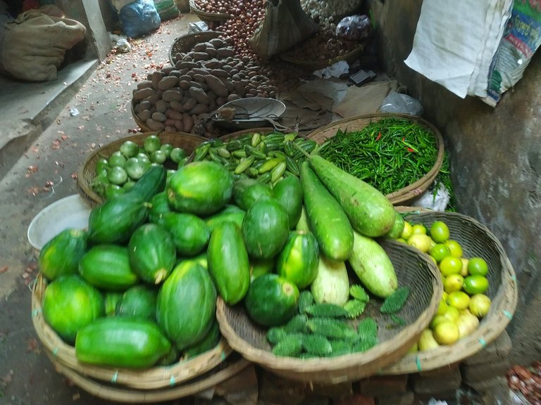 Visit to the food market