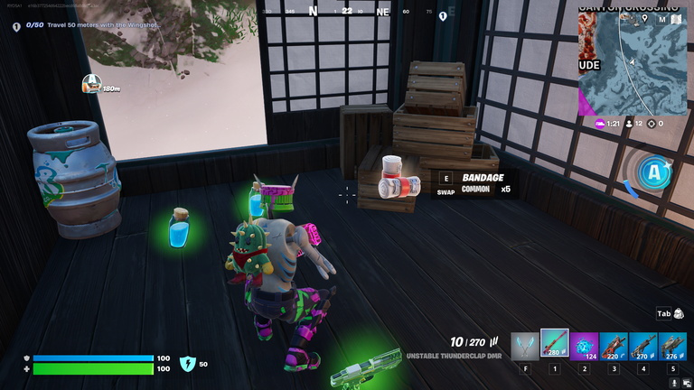 Nearly went the whole match without an encounter