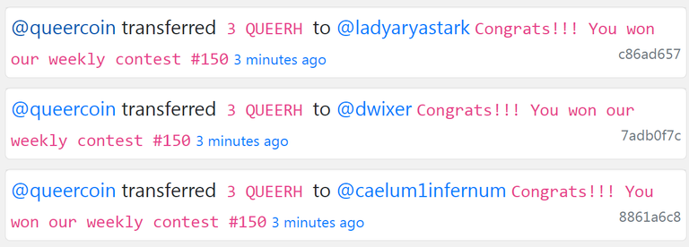 QUEER rewards QC Contest 150