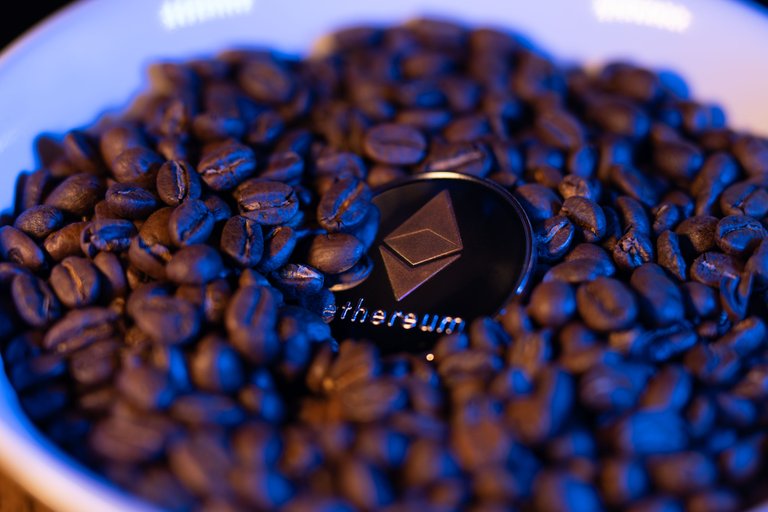 Ethereum in Coffee Blue