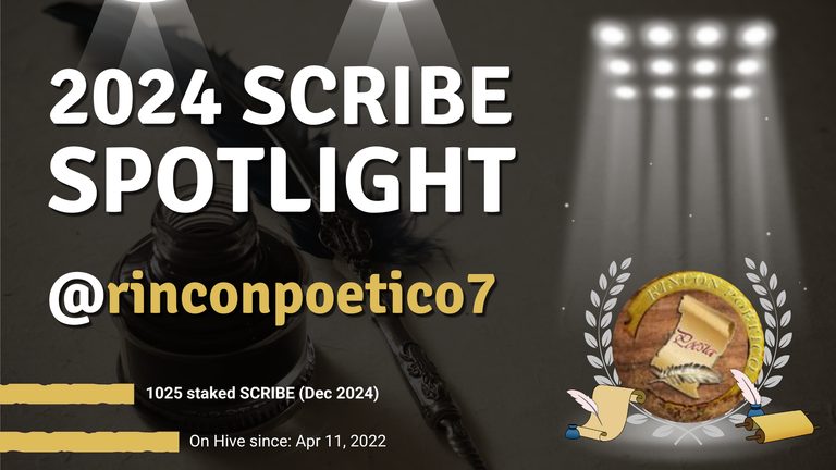 ⭐✍️ SCRIBE SPOTLIGHT 👏🎉 rinconpoetico7 👻☀️☕