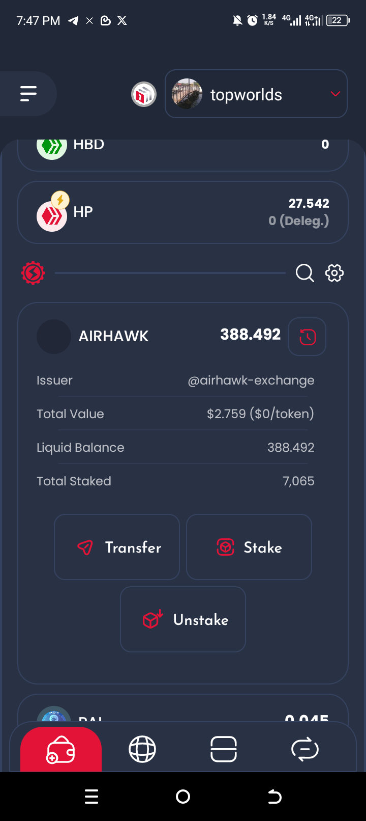 Increasing my stakes on AIRHAWK 
