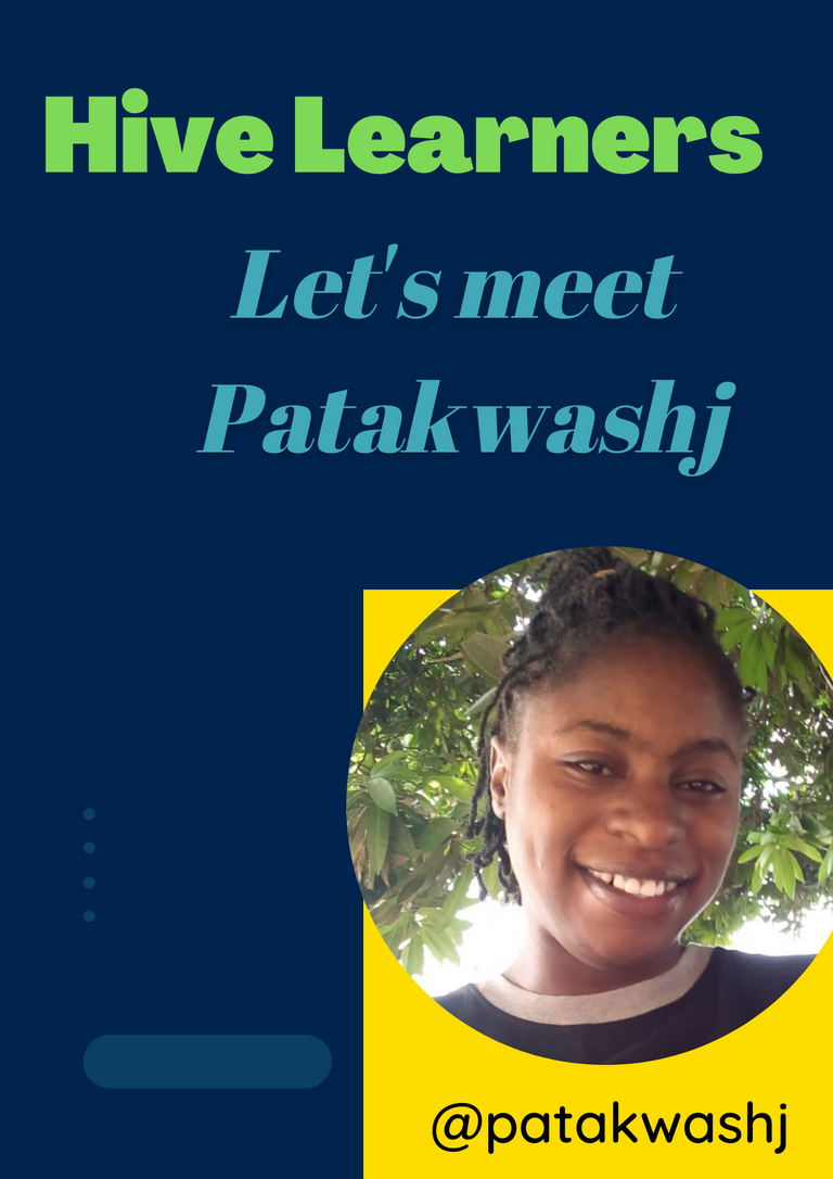 Let's meet the lady patakwashj 