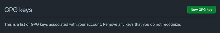 Clé GPG sur GitHub
