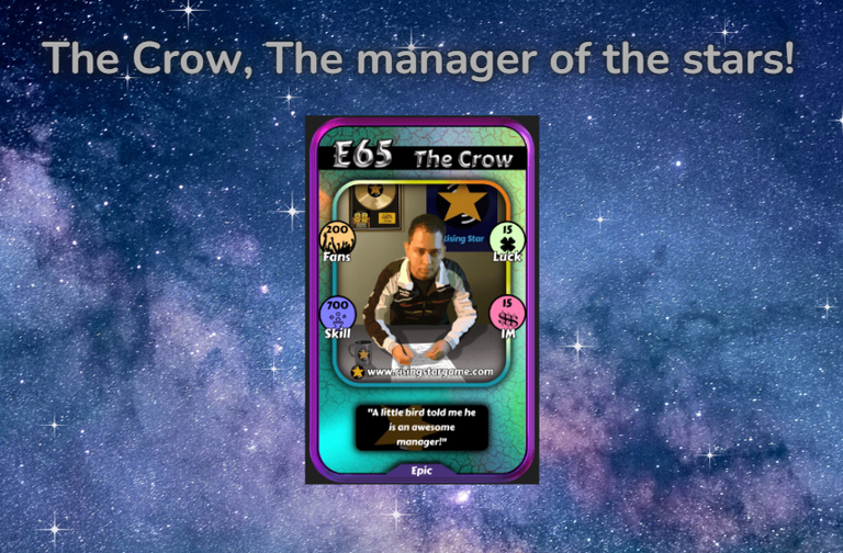 ⭐The Crow, The manager of the stars + Rising Star Opening pack + Stats⭐