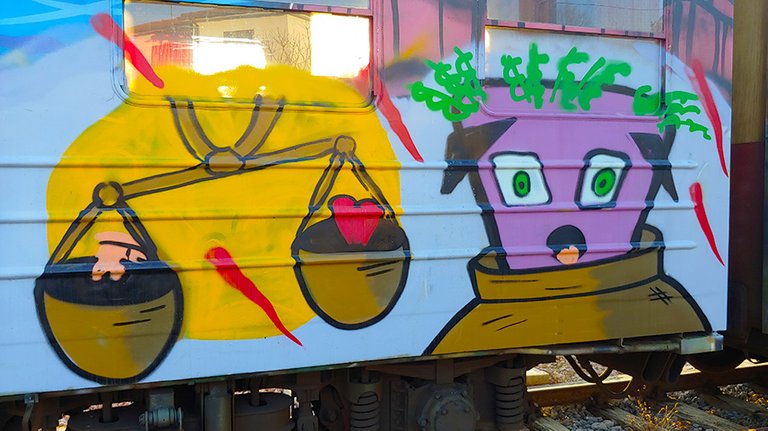 Graffiti - Train Art