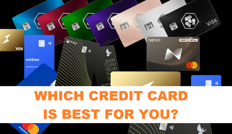 Crypto Credit Cards, which should you get?