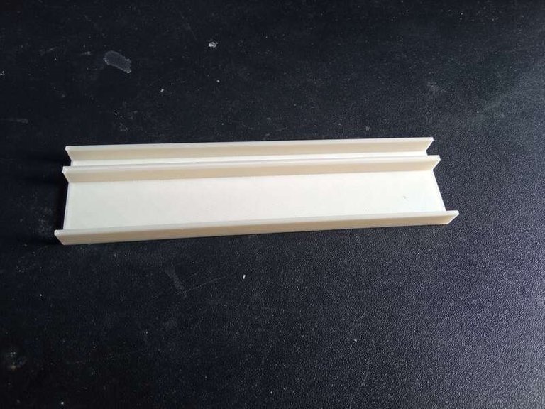 3D printed LED bar body