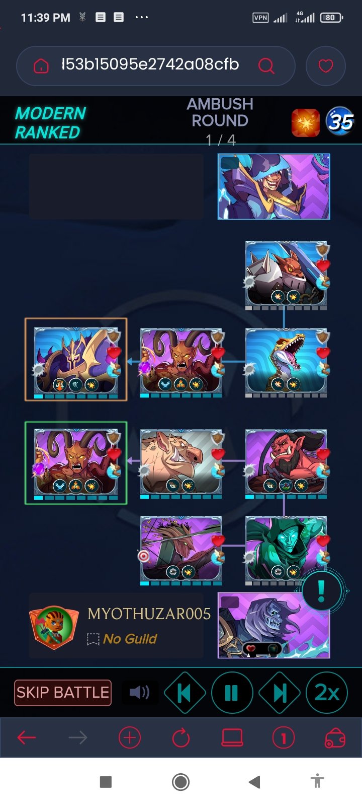 My Best Battle Of Splinterlands Game
