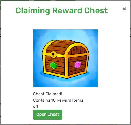 Claiming winter chest