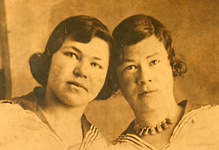 Faded photograph