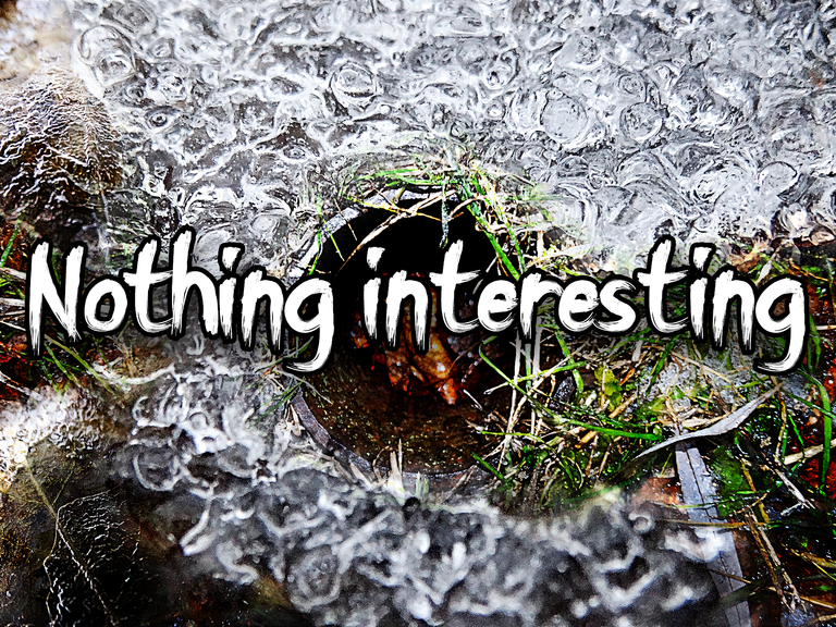 Nothing interesting.