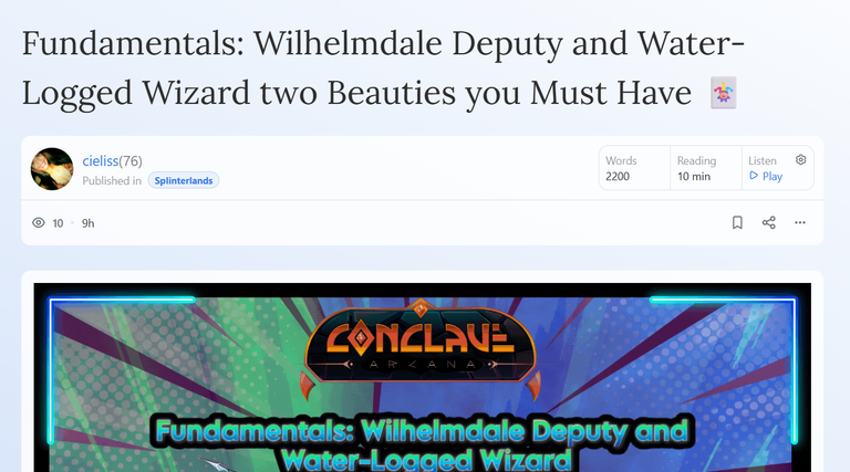 Selection of the best articles about Games and eSports in Hive ~ 977