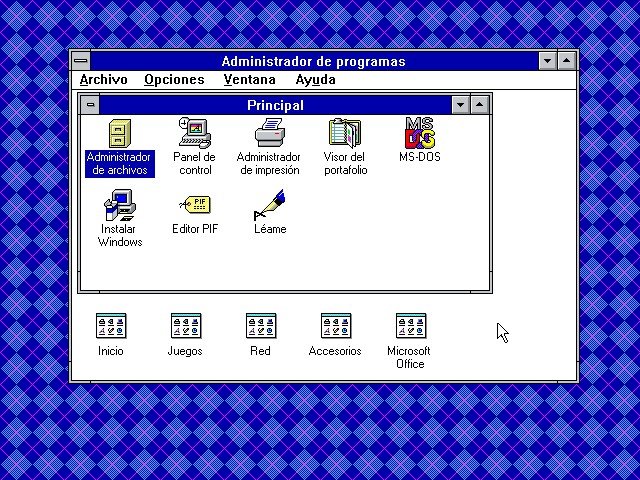 La interfaz gráfica de usuario de Windows 3.11 también proveía multitarea cooperativa en MS-DOS