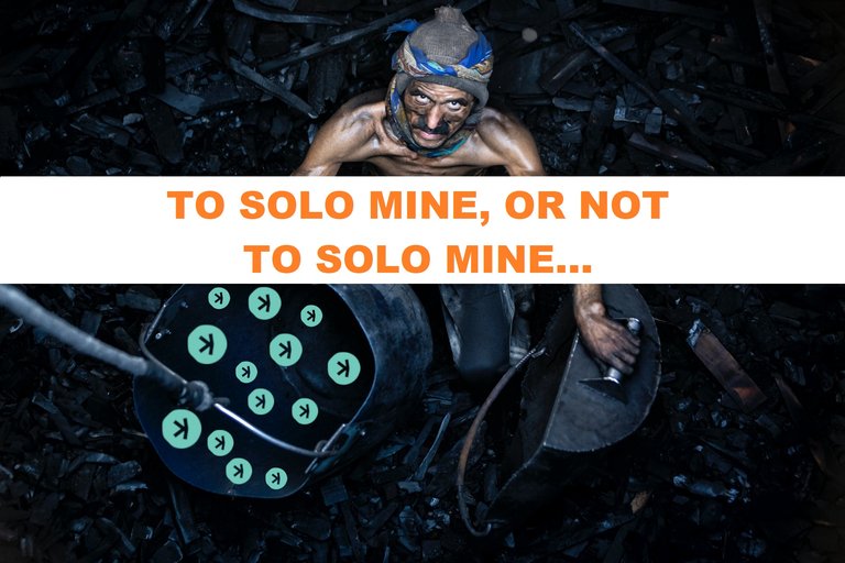 Result of my miner mining experiment, to solo mine or not to solo mine